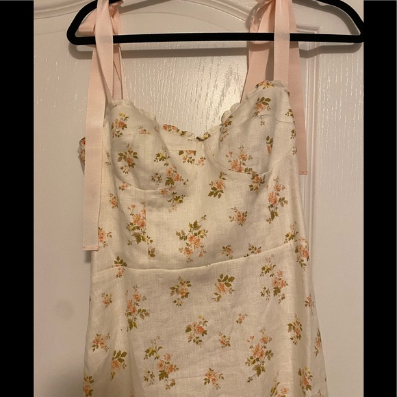 BNWT Reformation Vale Linen Dress - Picture 3 of 4